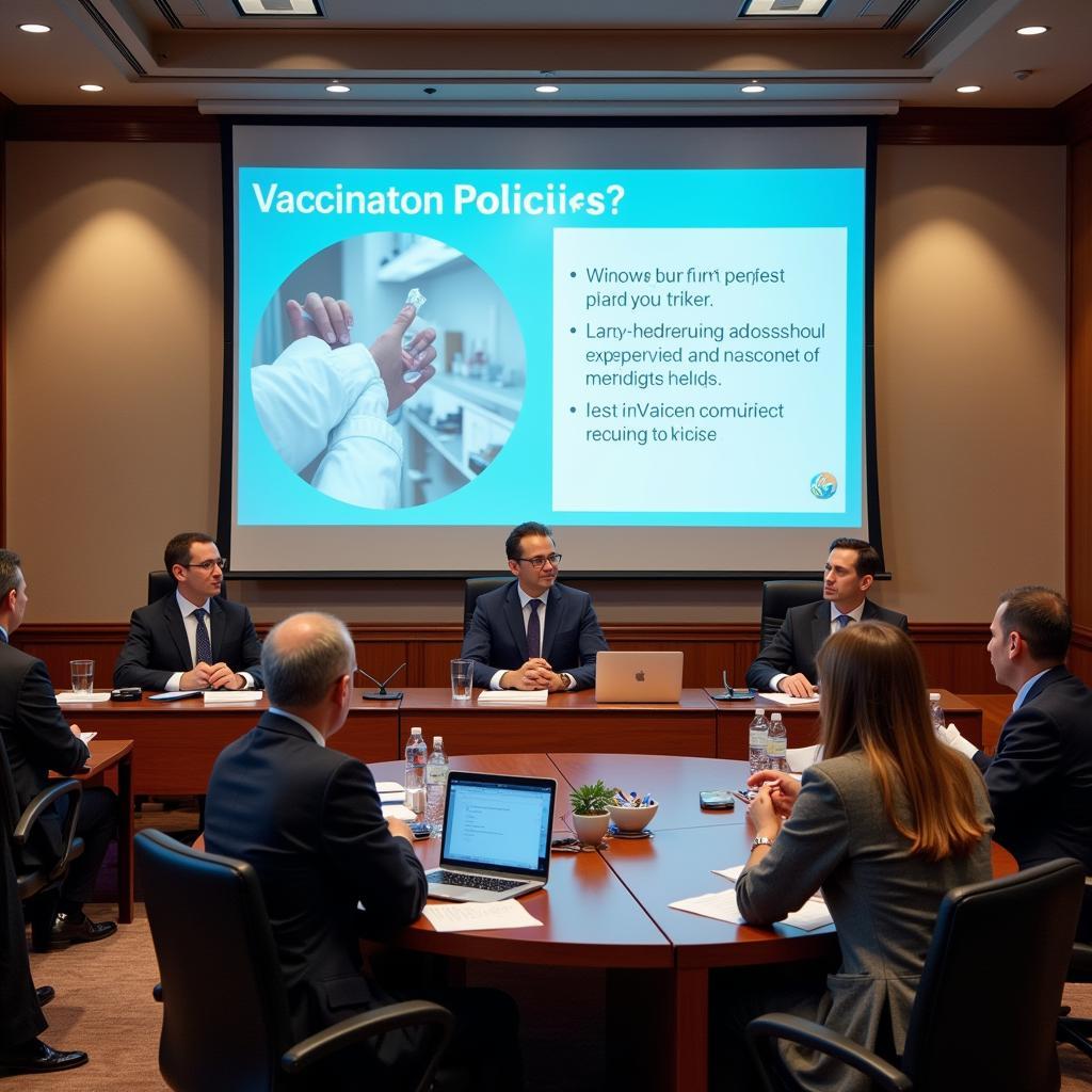 Vaccination debate and public health policy discussion