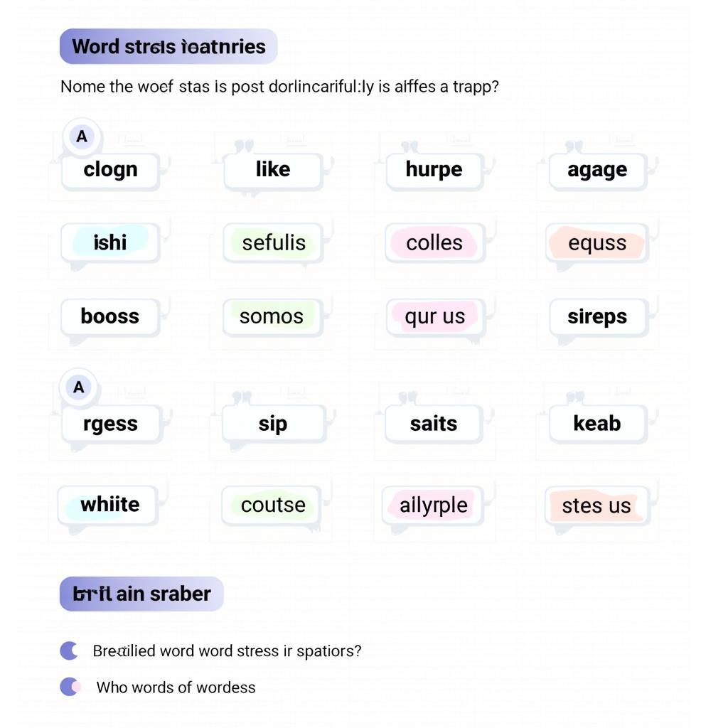 Word Stress Practice Exercises for IELTS Preparation