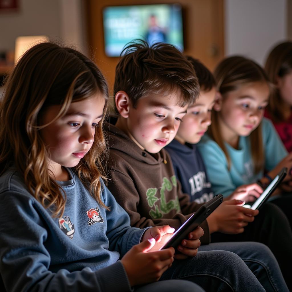 Technology's impact on children's social development and interaction patterns