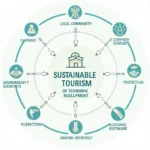 Sustainable Tourism and Economic Development Infographic