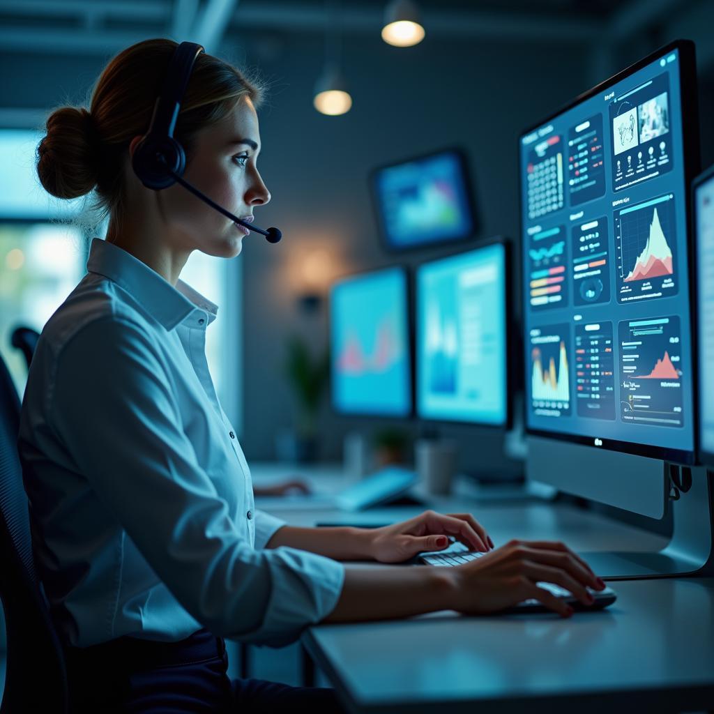 AI enhancing customer service experience through digital interactions