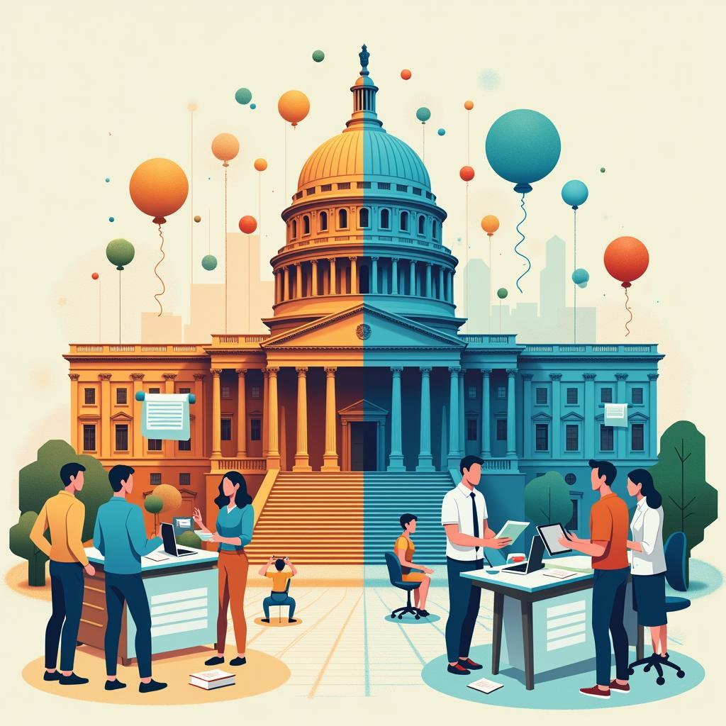 Government regulation versus free development of AI