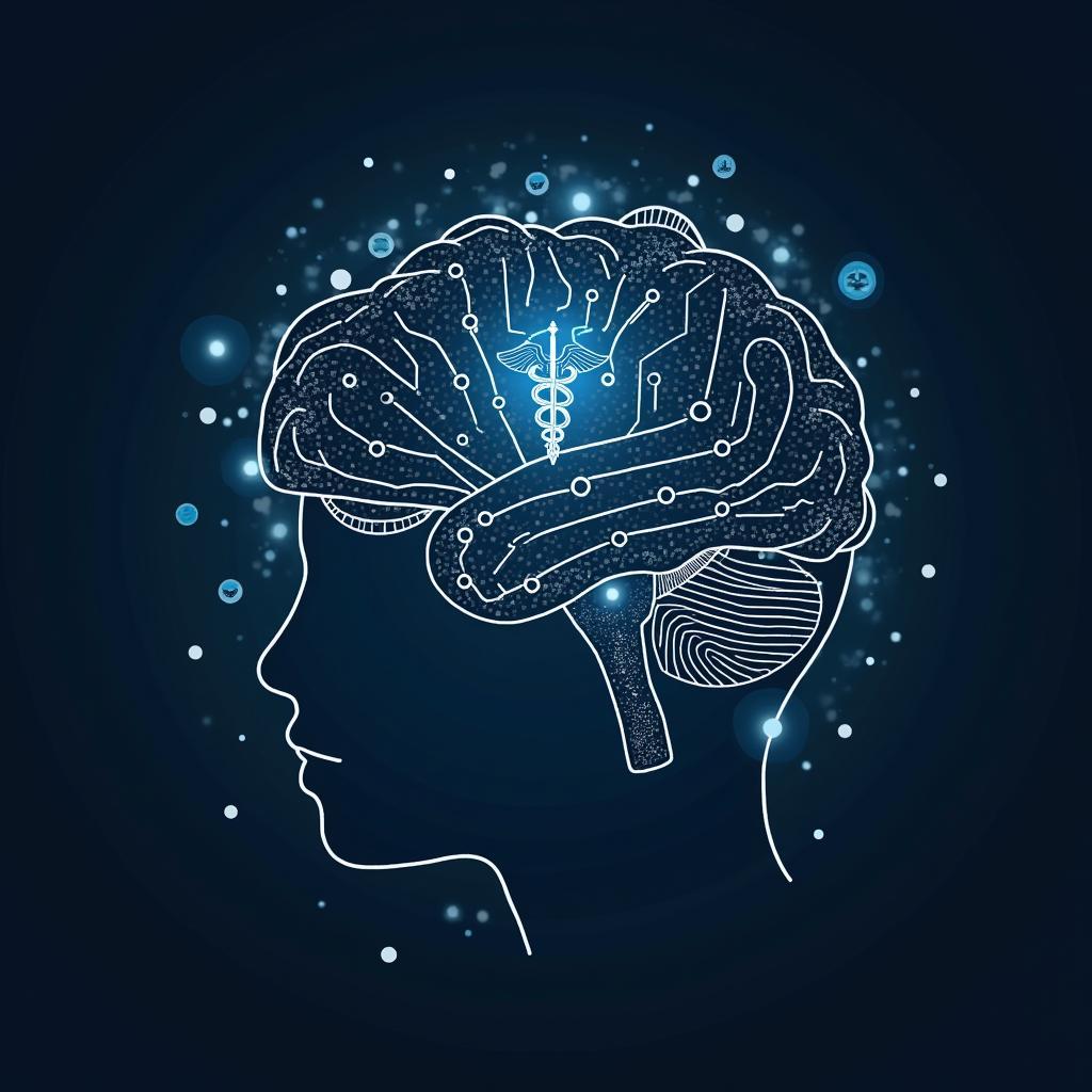 AI revolutionizing medical research, a key IELTS topic for future healthcare advancements and technological innovation.