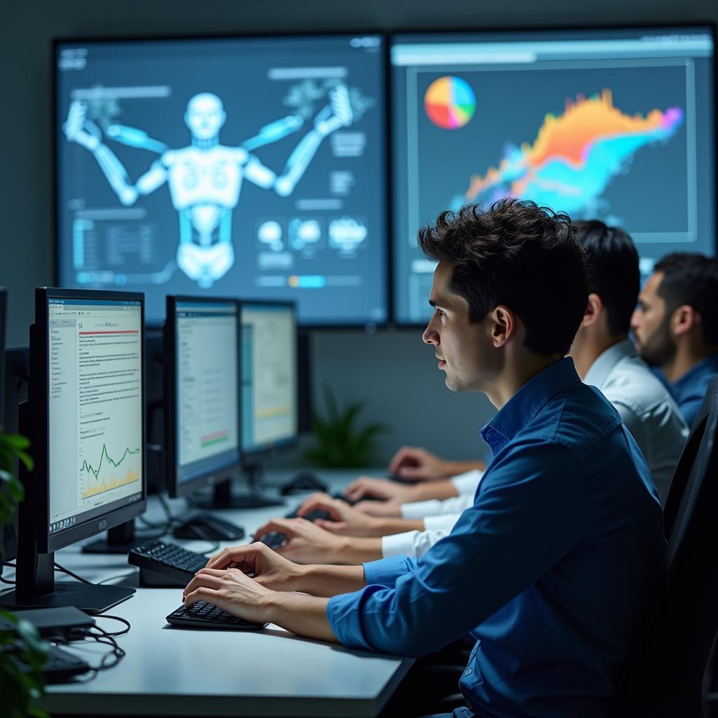 Workers Learning New Skills to Adapt to AI Integration