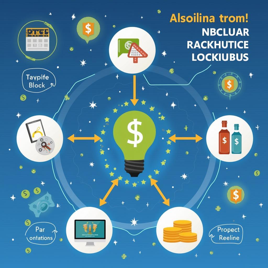 Blockchain visualizing donation tracking for charities, ensuring transparency and accountability in the non-profit sector.