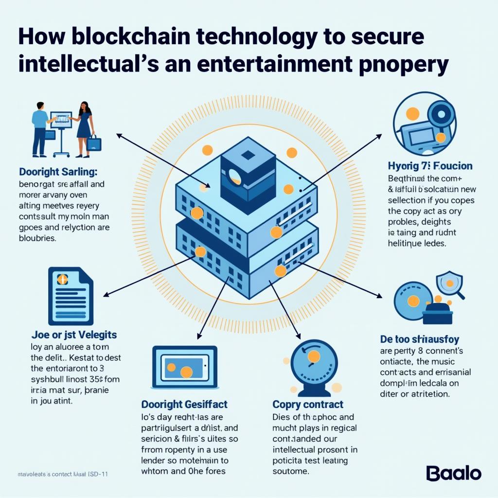 Blockchain technology transforming intellectual property management and monetization in the creative entertainment industries.