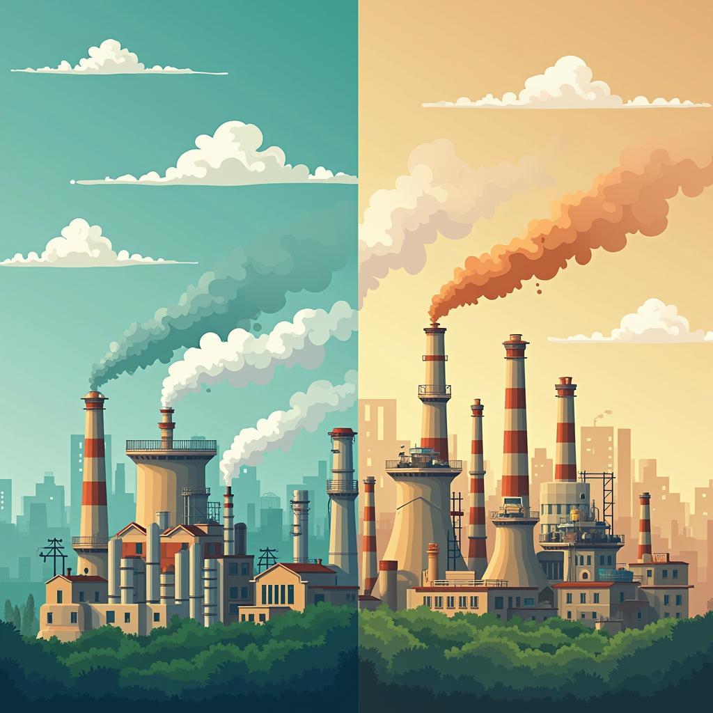 Industrial chemical pollution versus individual environmental behavior