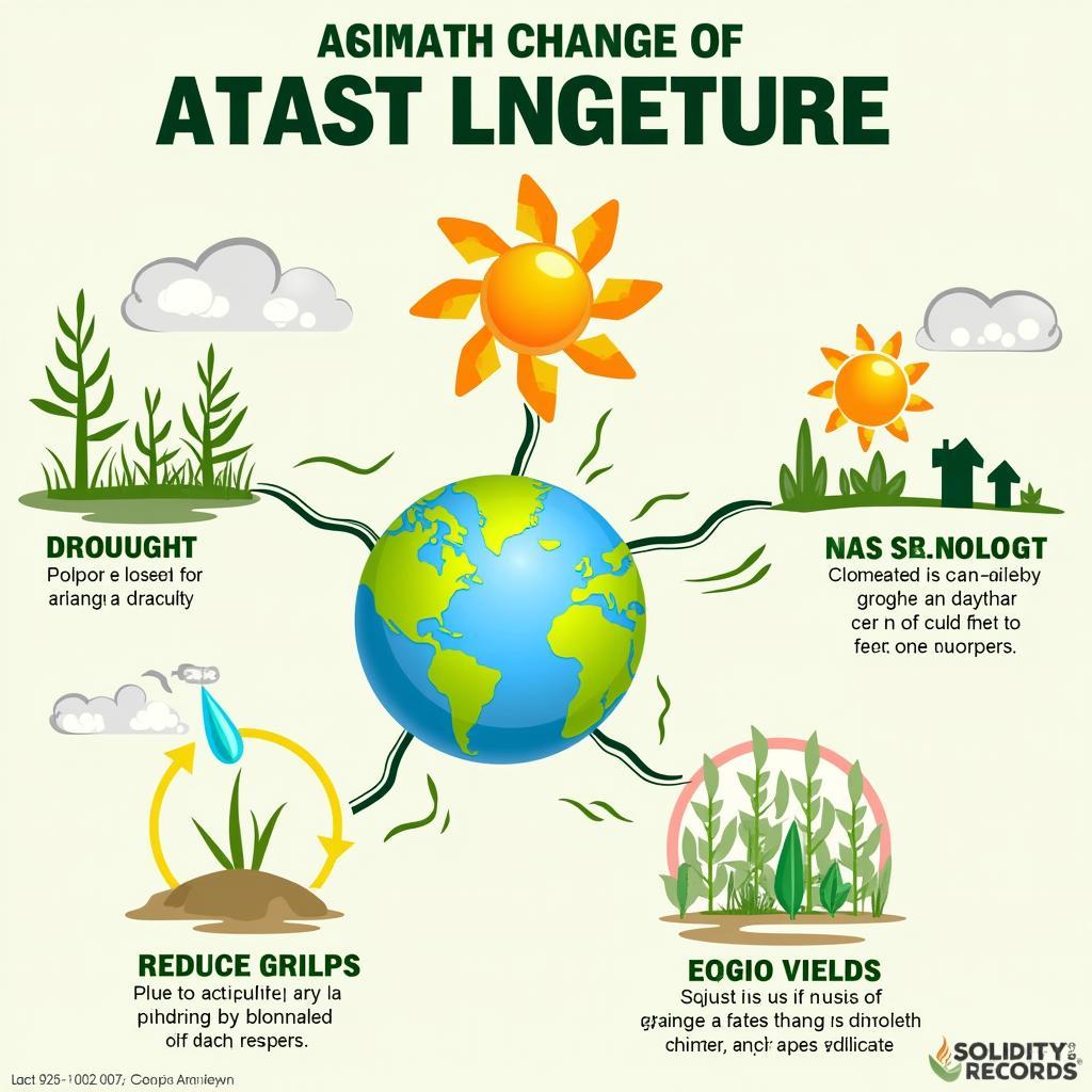 The devastating effects of climate change on global food production systems