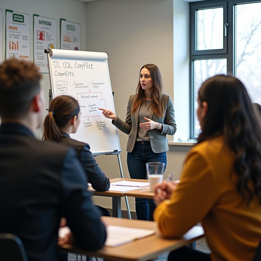 Teaching conflict resolution skills in a diverse classroom setting