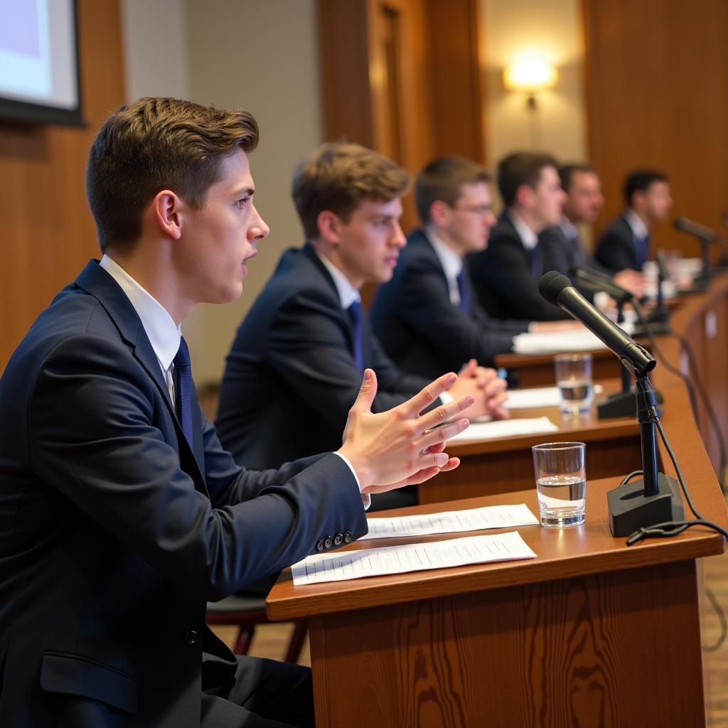 High school debate competition