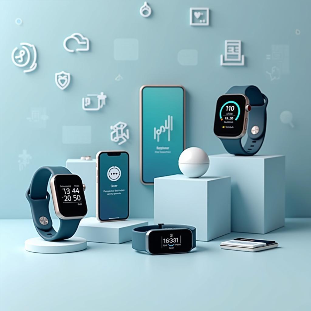 Modern health monitoring devices and applications