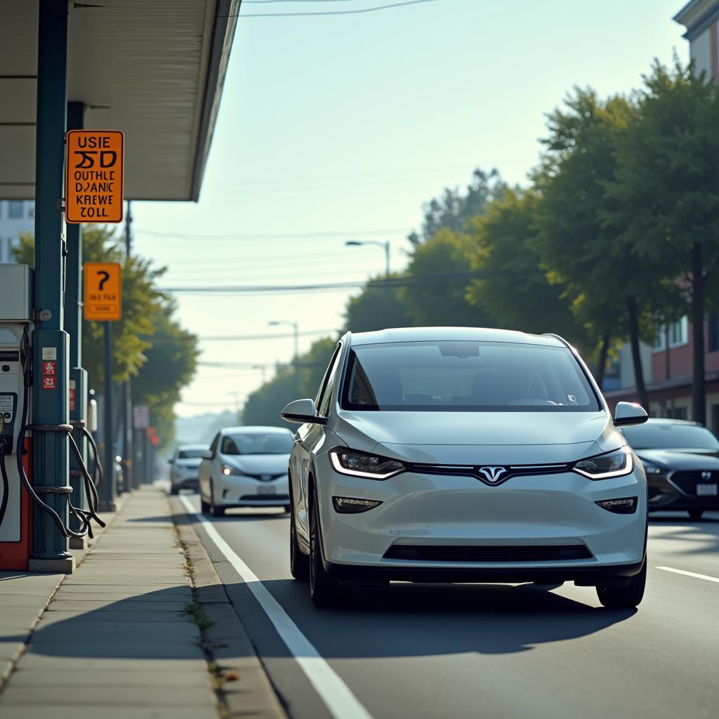 Electric vehicle adoption leading to reduced oil demand in the transportation sector.