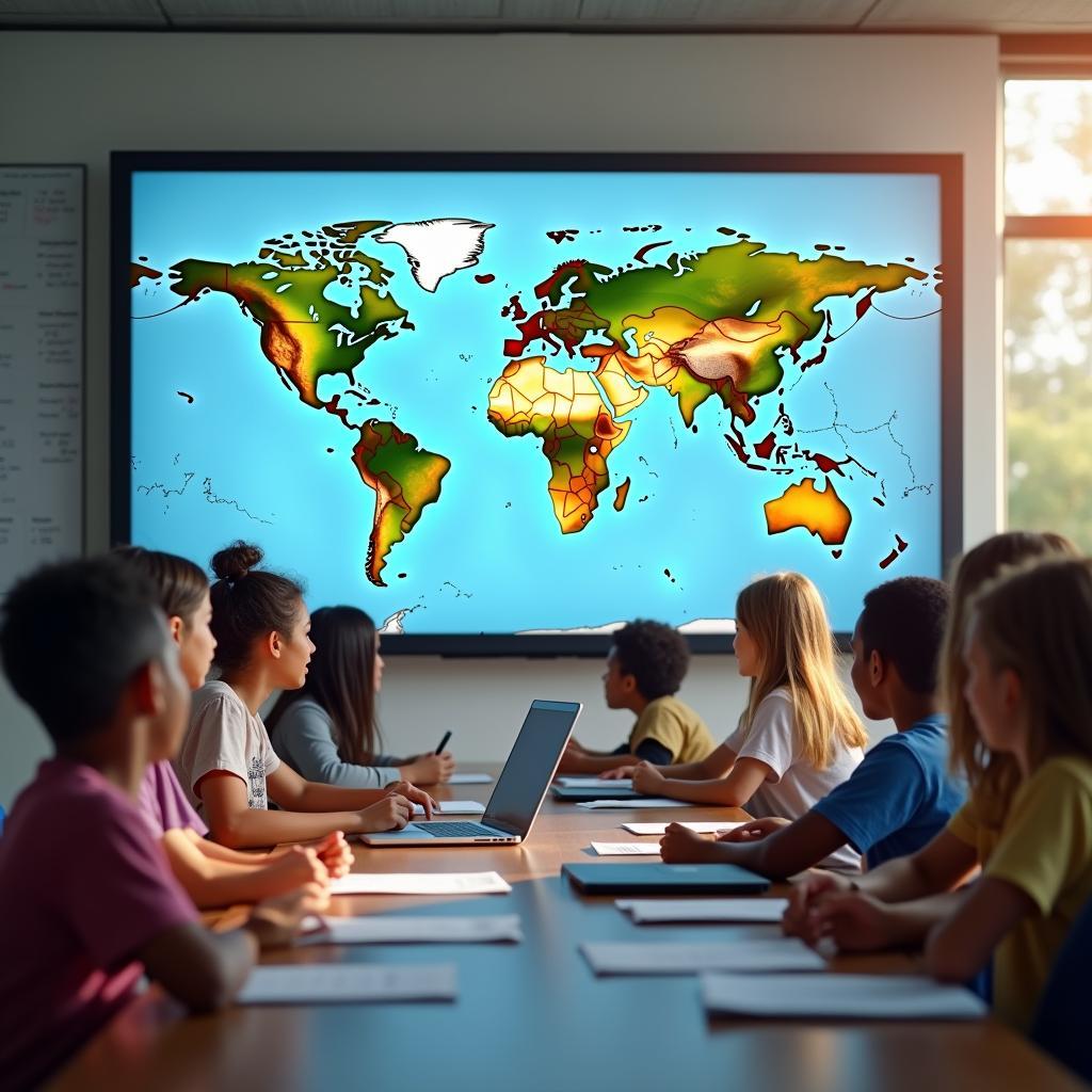 Teaching global awareness in modern classroom setting