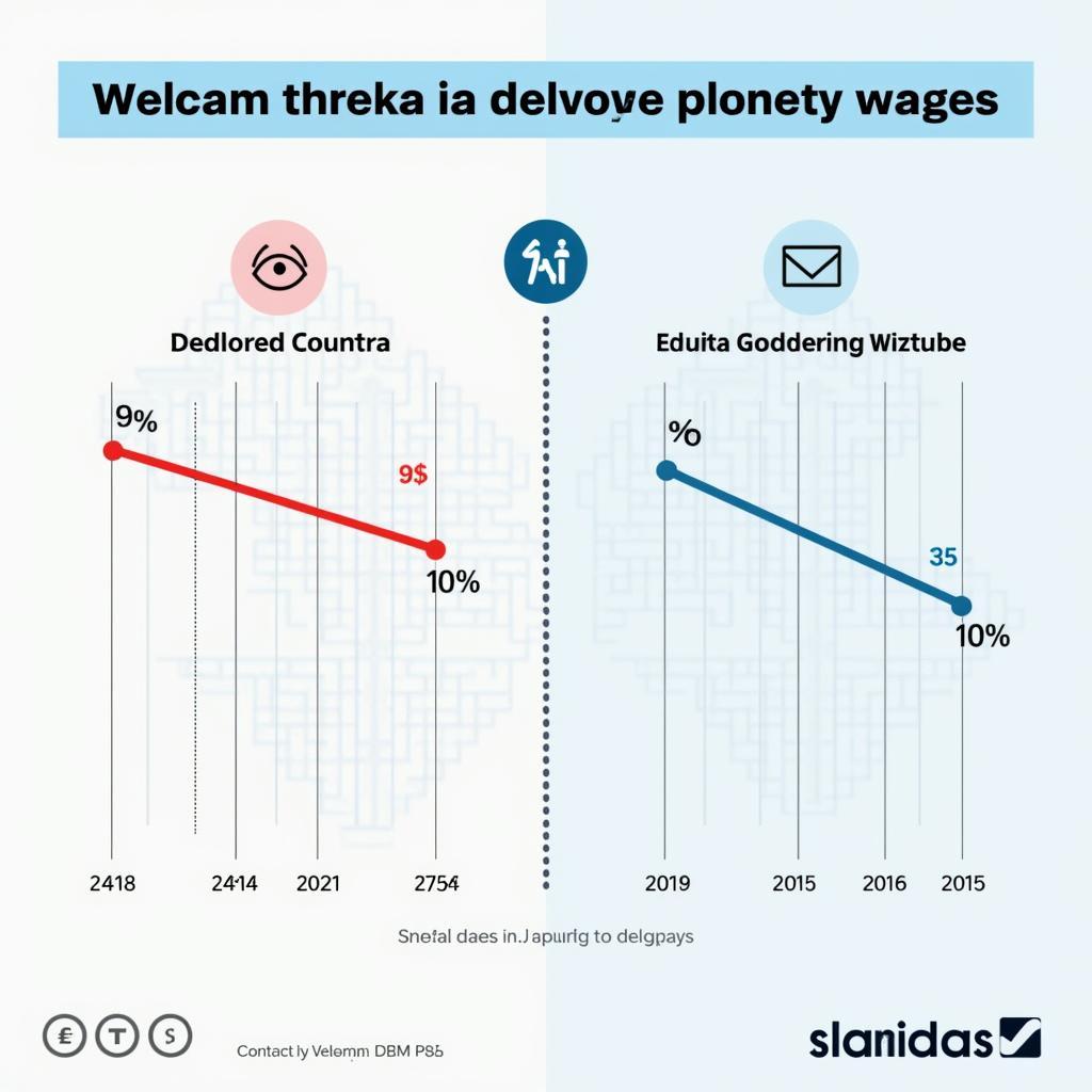Comparison of wage trends between developed and developing countries