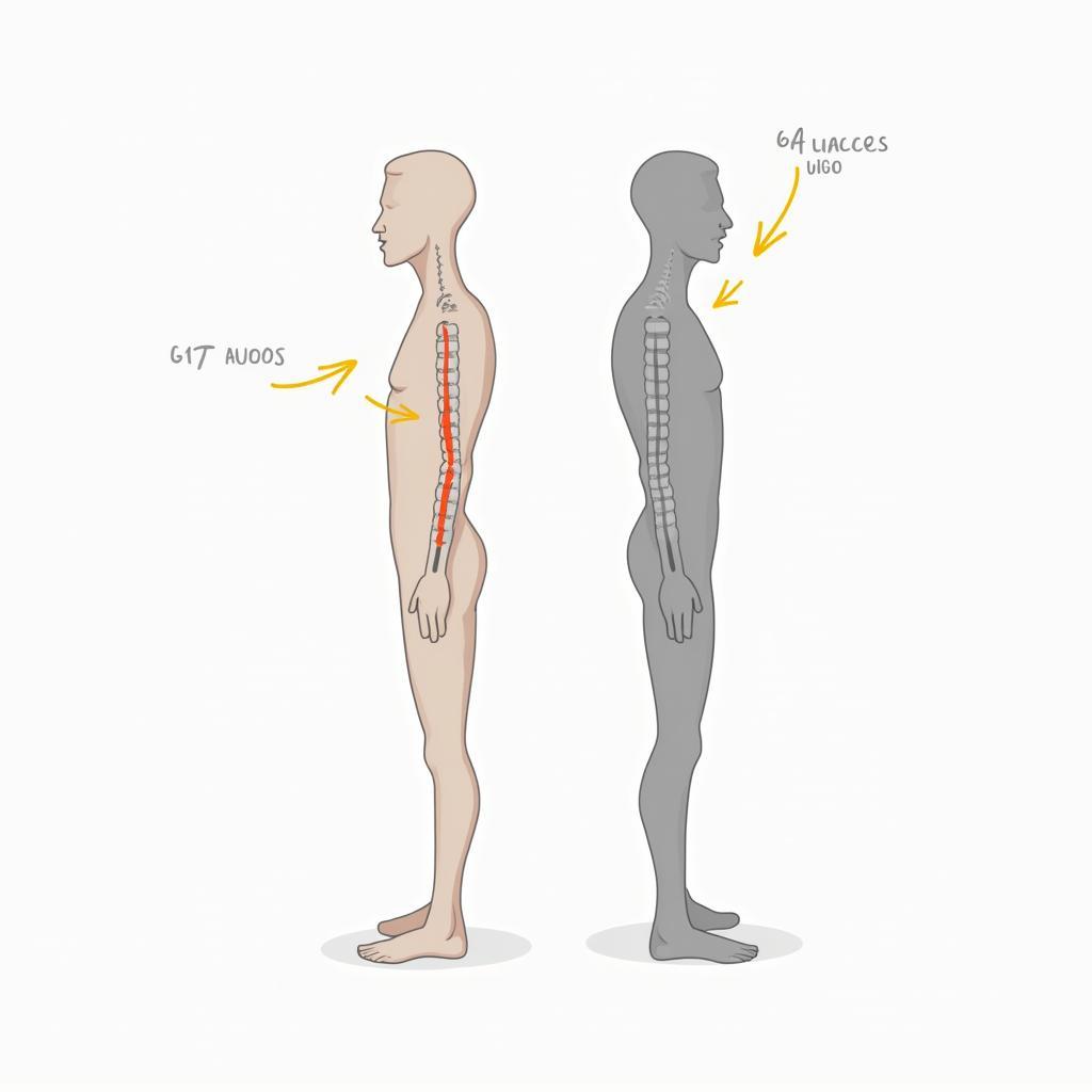 Strong muscle tone promoting good posture, preventing back pain, key health benefits illustrated.