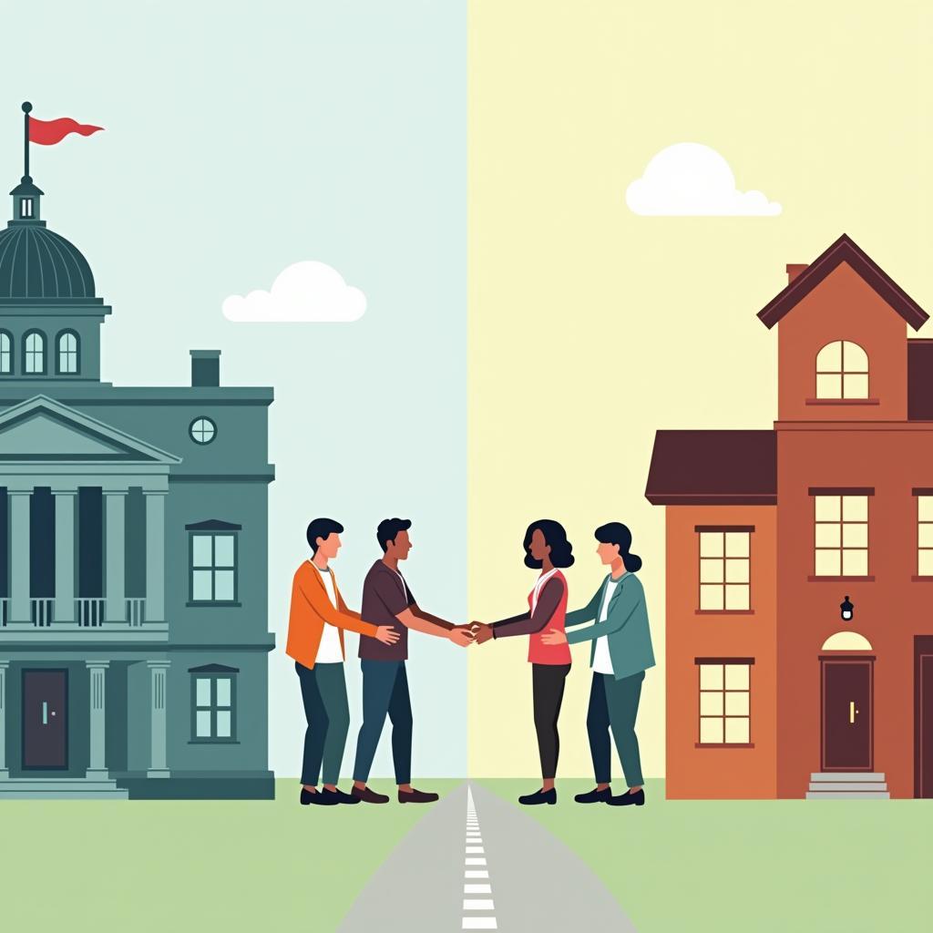 Government and society working together to reduce crime rates