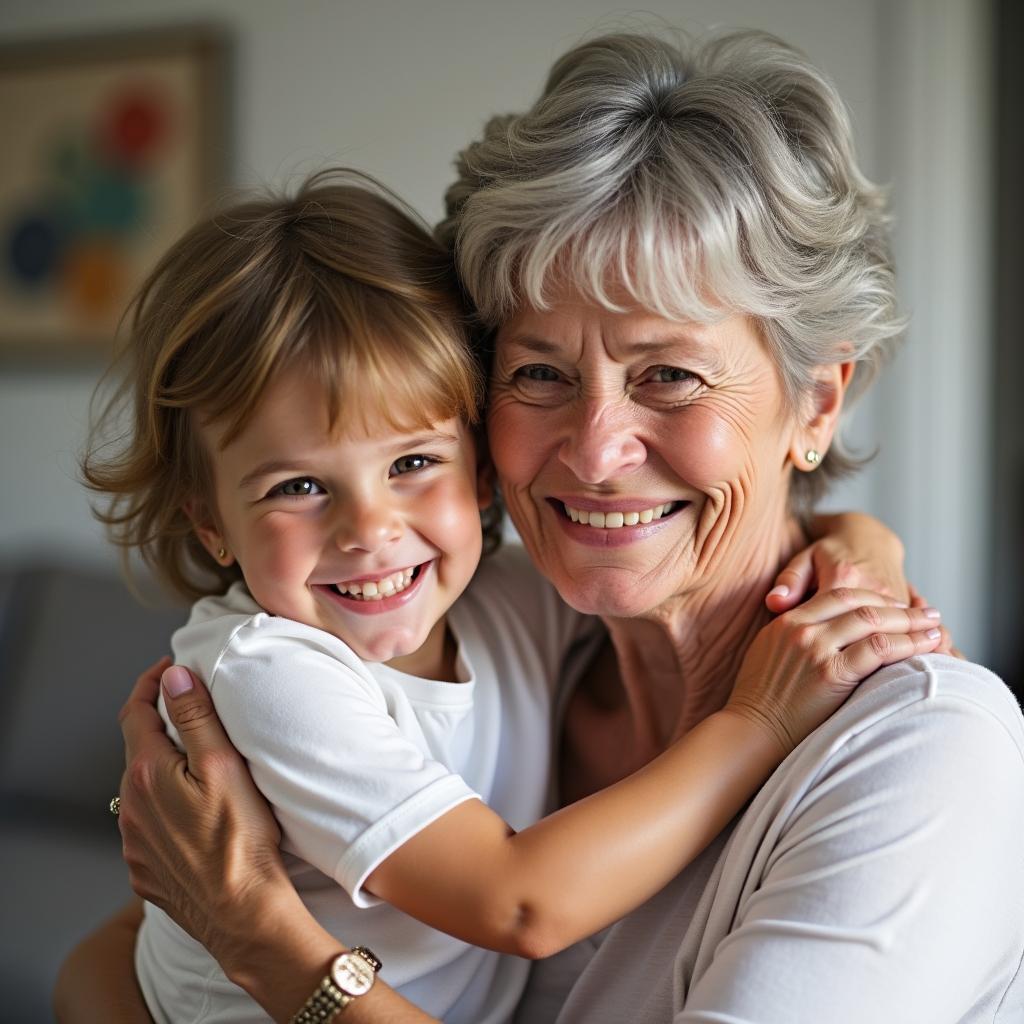 Grandmother and Grandchild Love