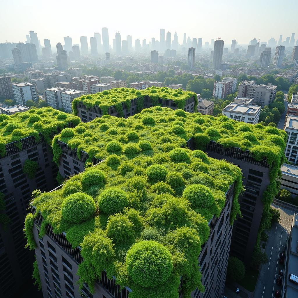 Green Roof Urban Cooling