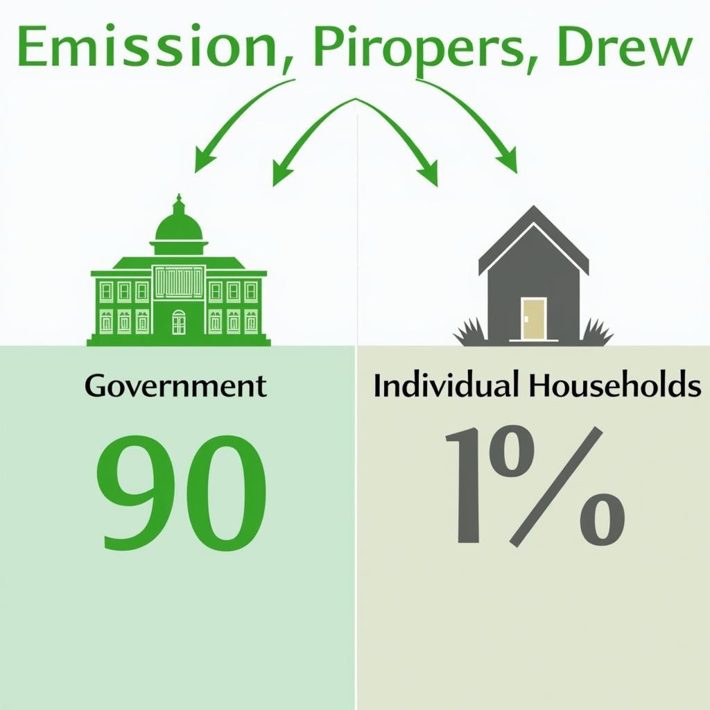 Government and individual roles in reducing greenhouse gas emissions