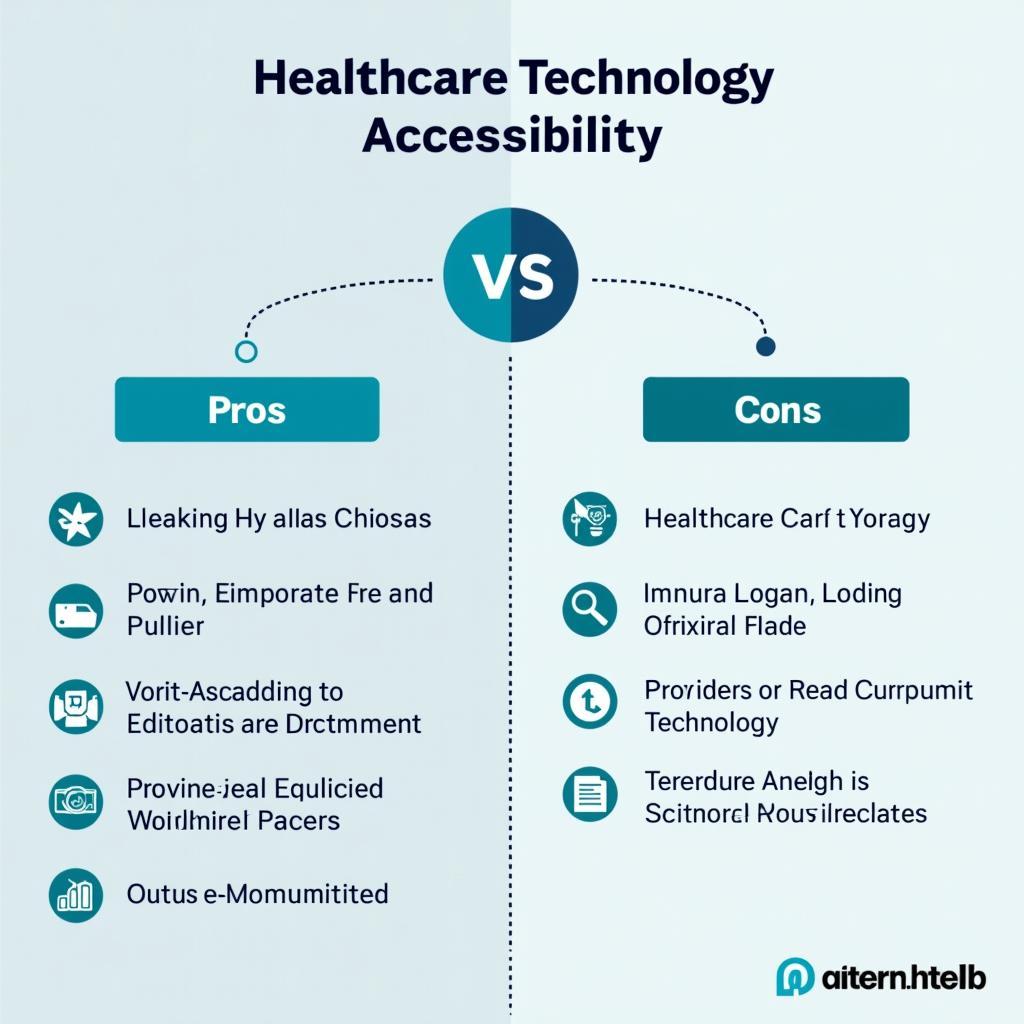 Healthcare technology accessibility analysis diagram