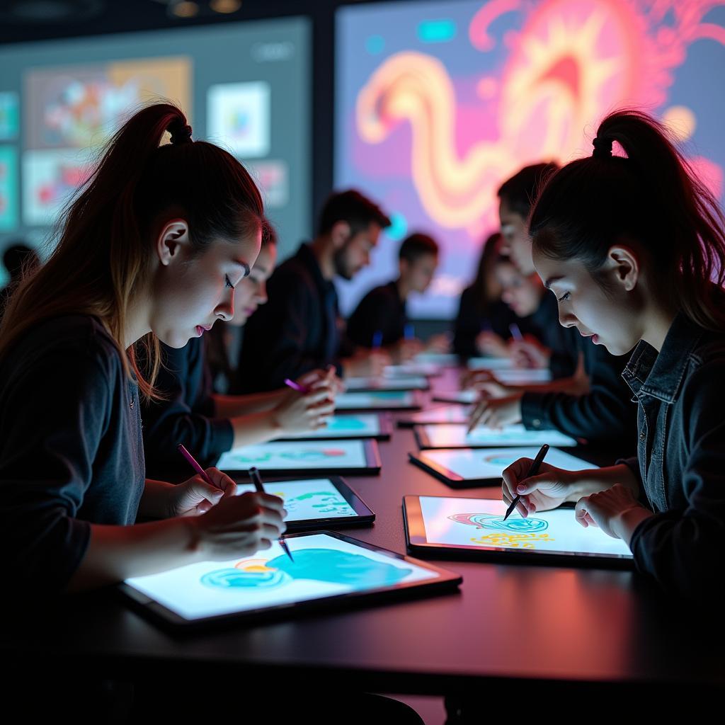 Artists Working with AI Tools in Creative Studio