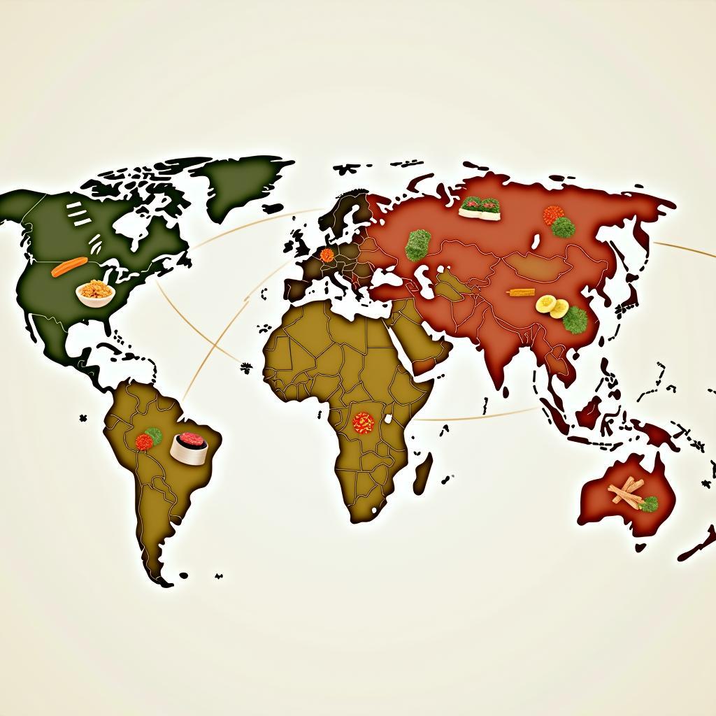 Impact of international trade on global food cultural exchange and culinary tradition diffusion across continents.