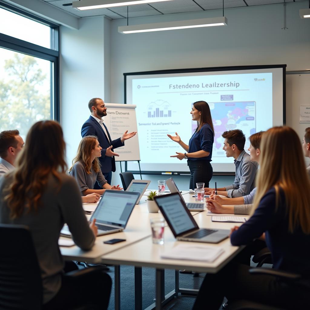 Teaching leadership skills in a modern classroom environment