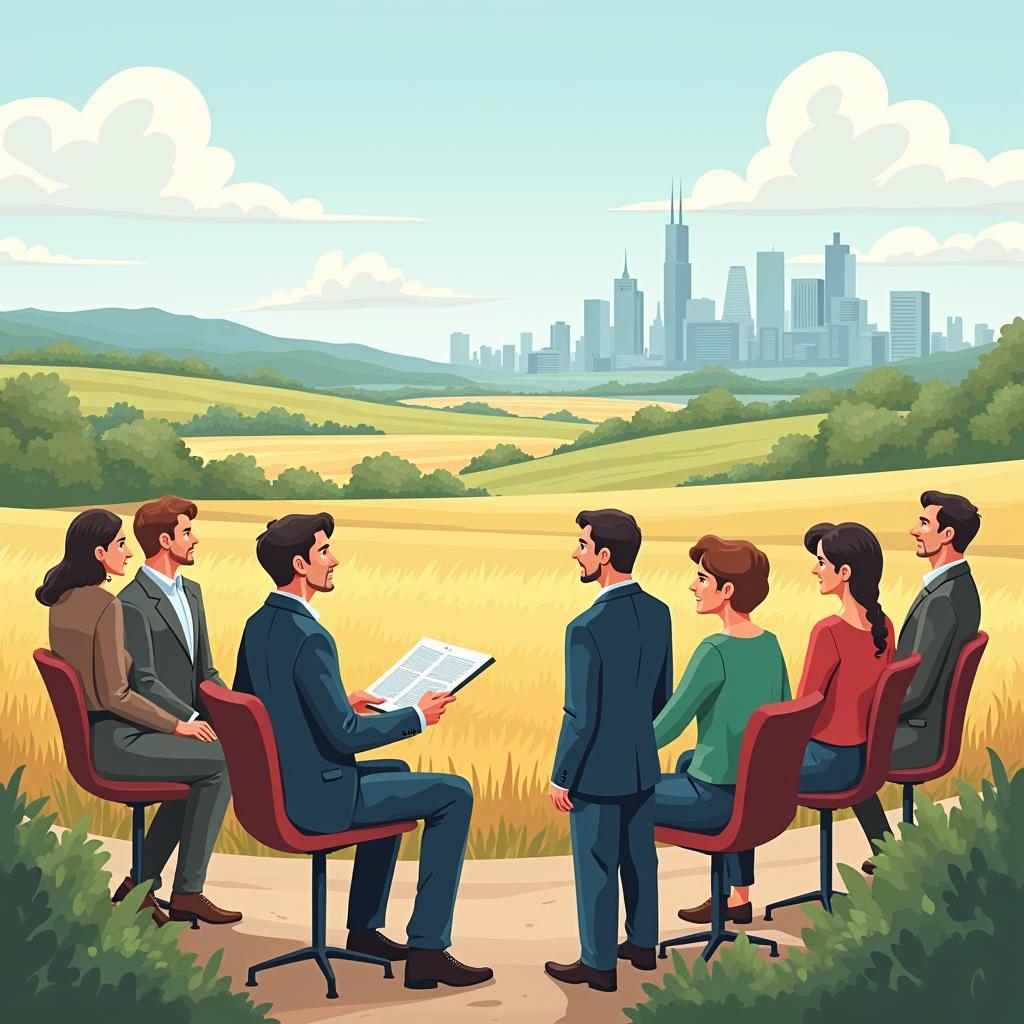 Government support for rural businesses debate illustration