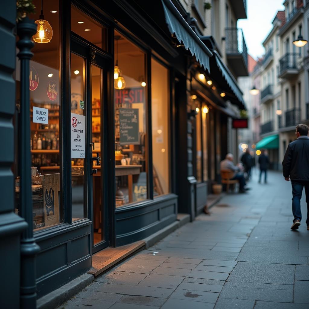 Closed small business storefront with sign, symbolizing COVID-19 economic impact on local entrepreneurs.