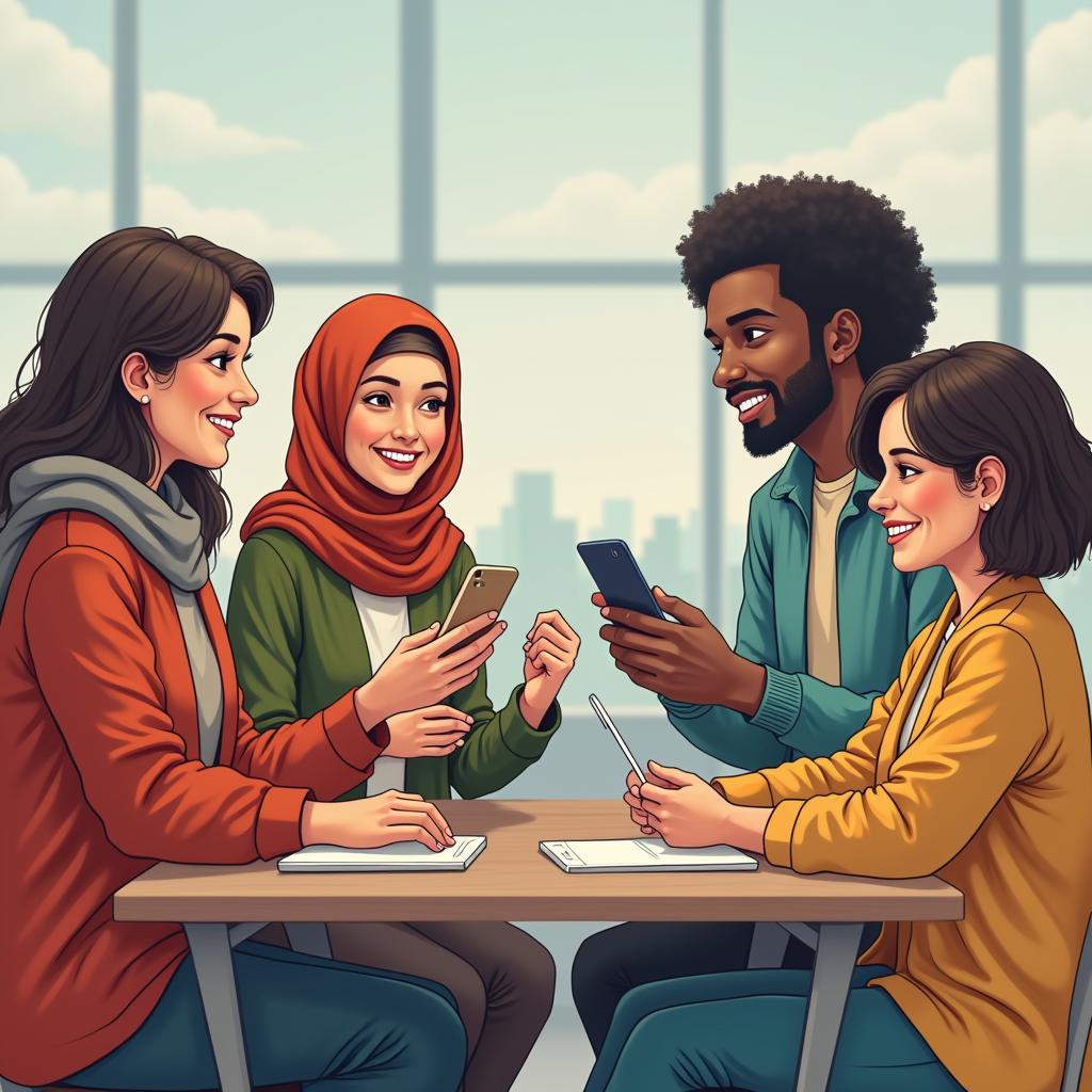 Social media platforms enabling cross-cultural dialogue