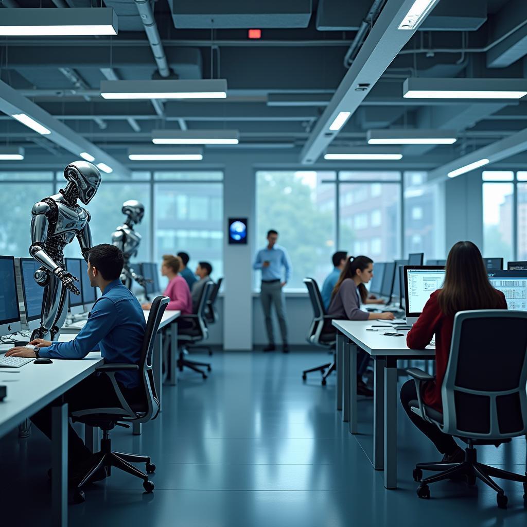 Technology transforming modern workplace environment