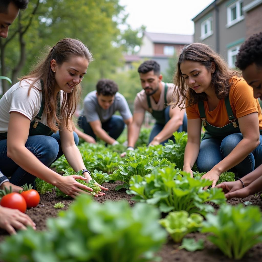 Urban farming initiatives bringing communities together in city gardens