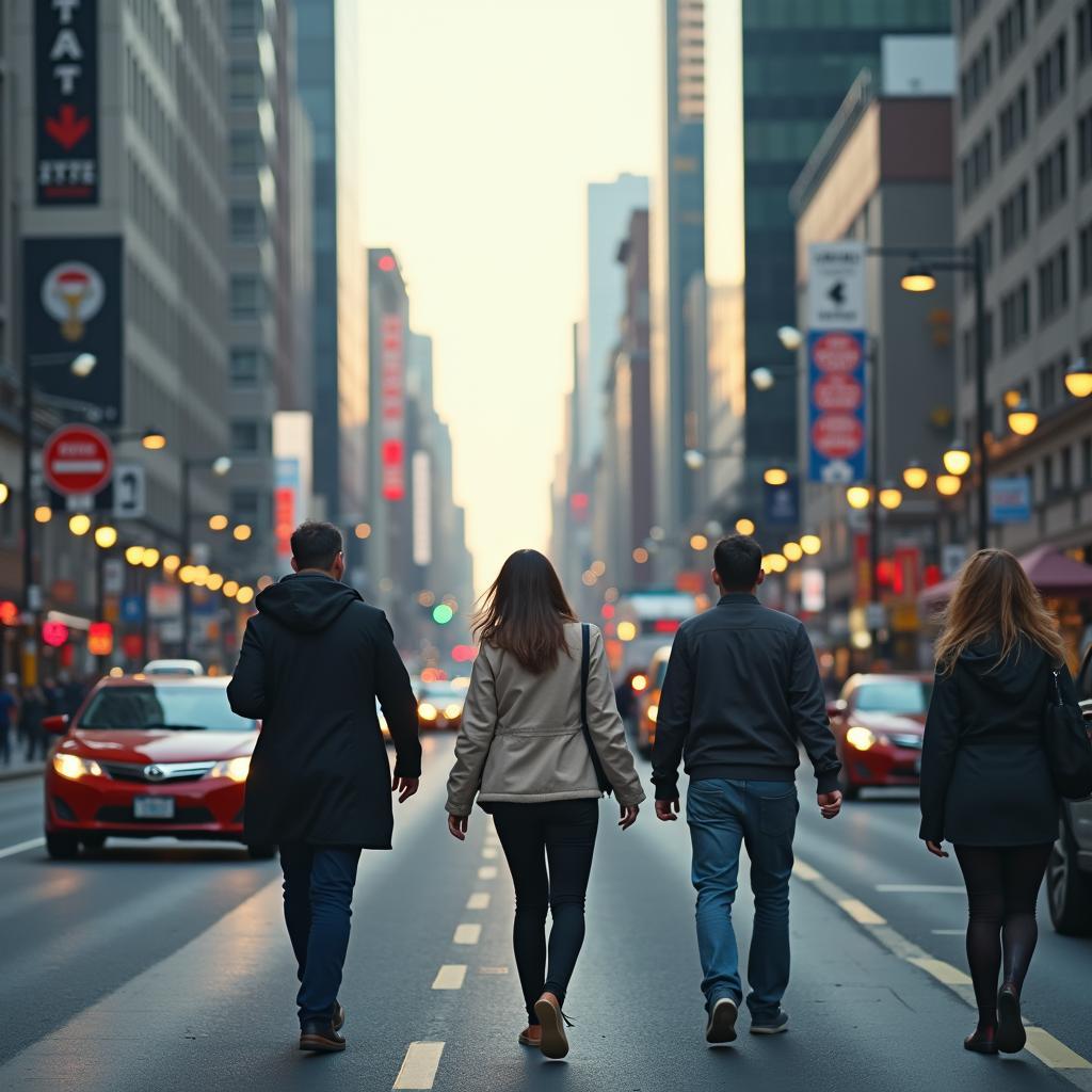 Urban residents experiencing mental health challenges in modern city environment