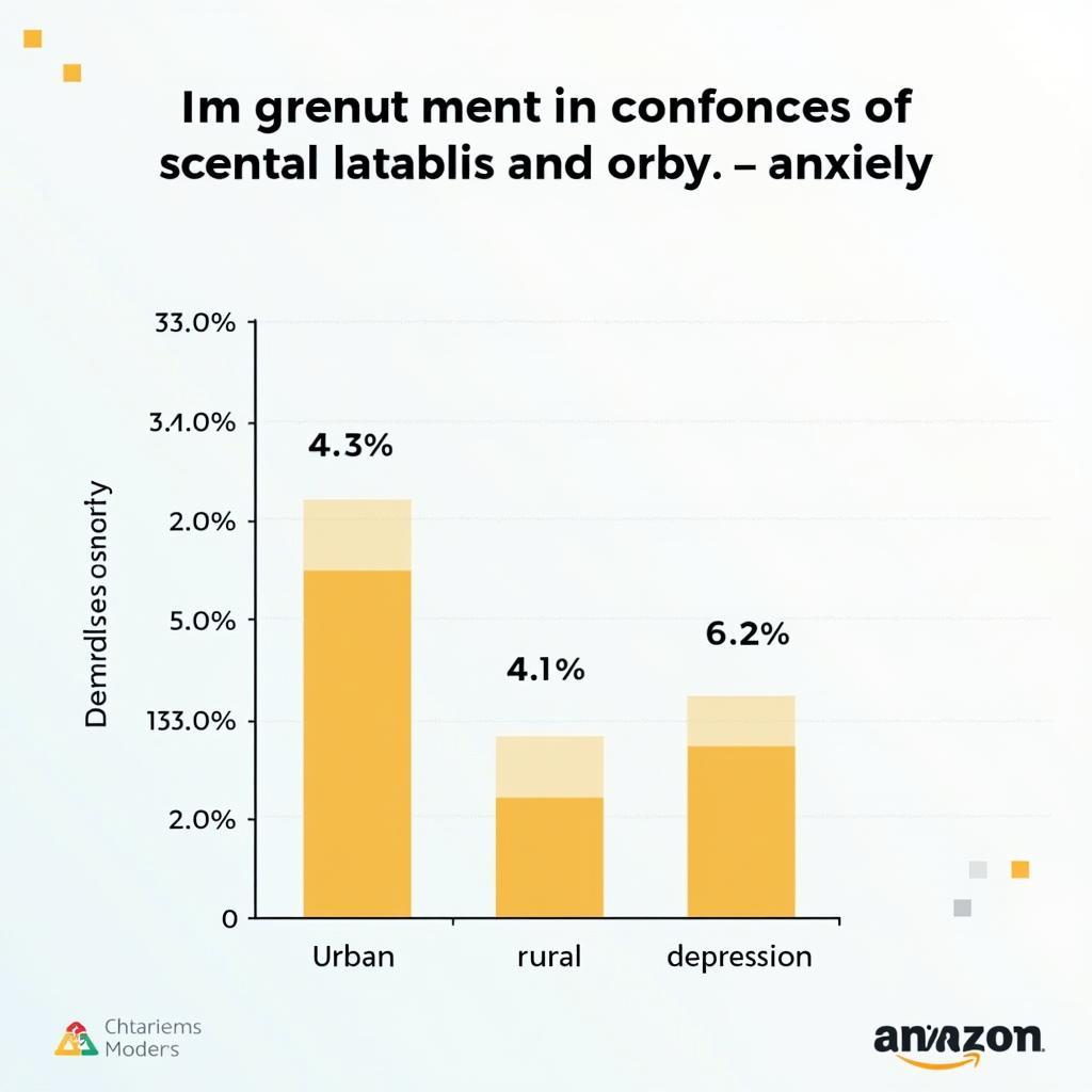 Impact of urbanization on mental health statistics shown in graph