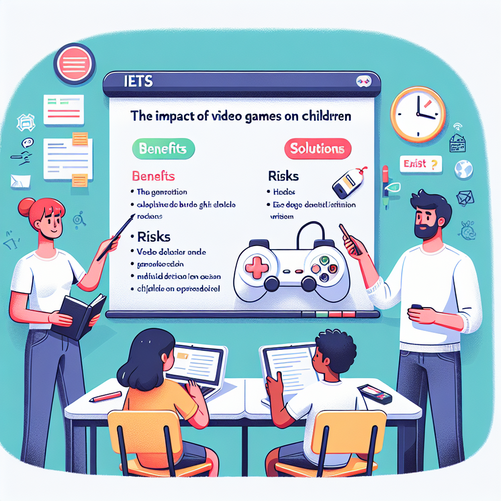 IELTS topic video games impact on children with essay samples